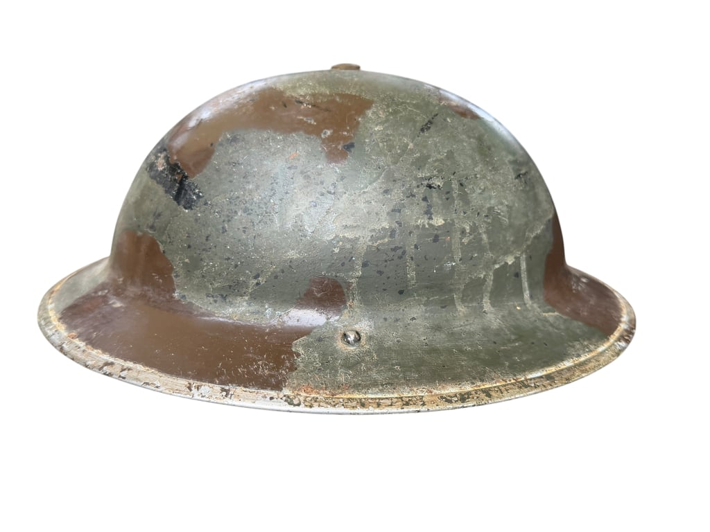 British Camouflaged Helmet