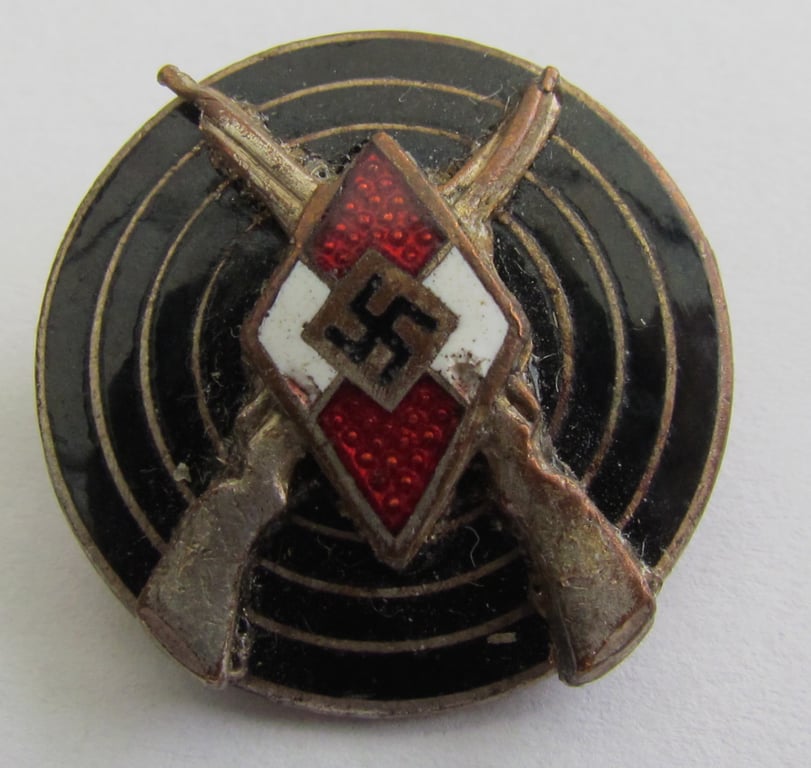 Hitler Youth ( HJ ) Shooting Badge 'RZM M1/25