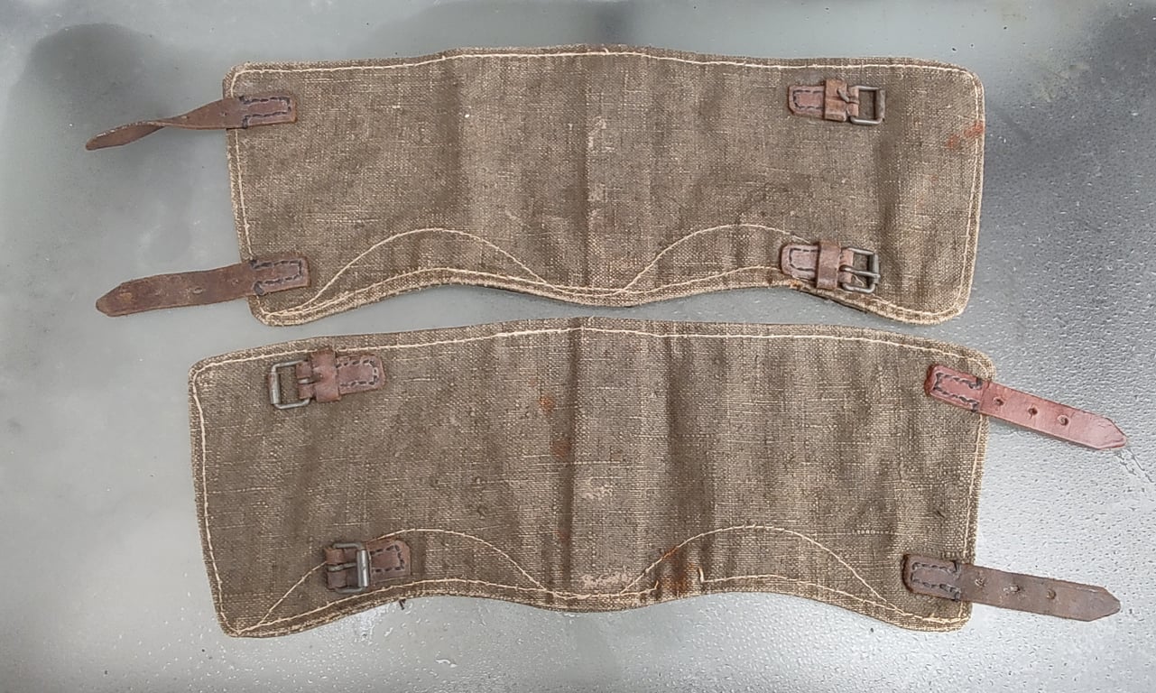 WWII German ankle gaiters late war