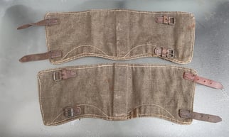 WWII German ankle gaiters late war