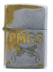 US Vietnam Period Named PMGS Zippo Cigaret Lighter