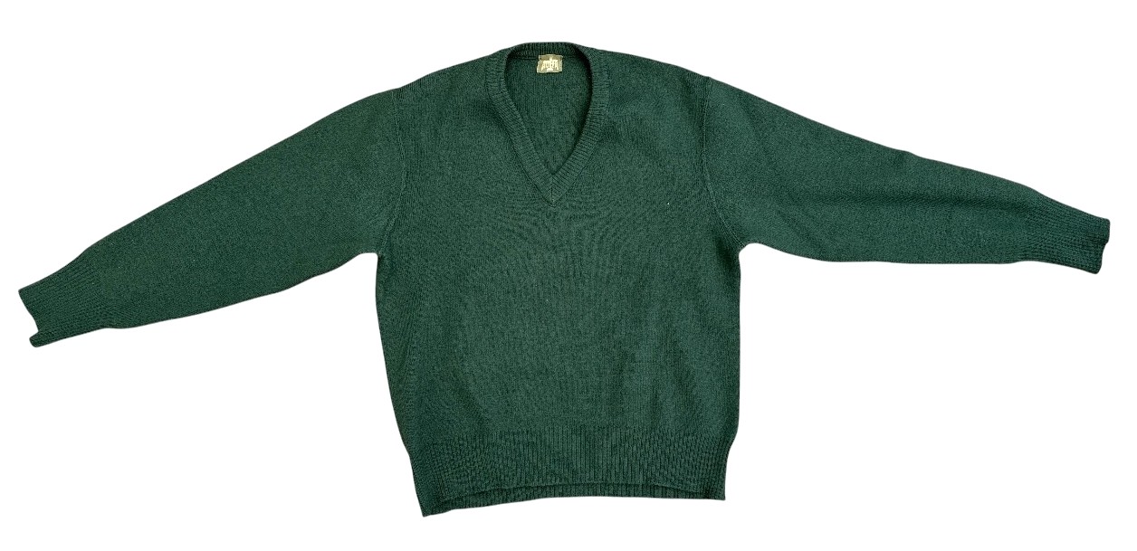 ADEFA Green Wool Service Pullover (1930s–1940s)