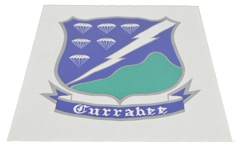 US WW2 101st Airborne 506th PIR Currahee Logo Print