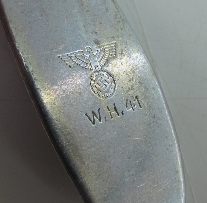 Wehrmacht Aluminum Mess Hall Fork 'WH41'