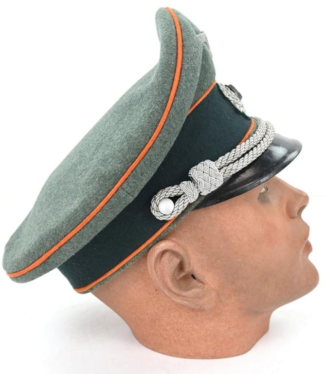 German WH Officer Visor Cap 'Feldgendarmerie'