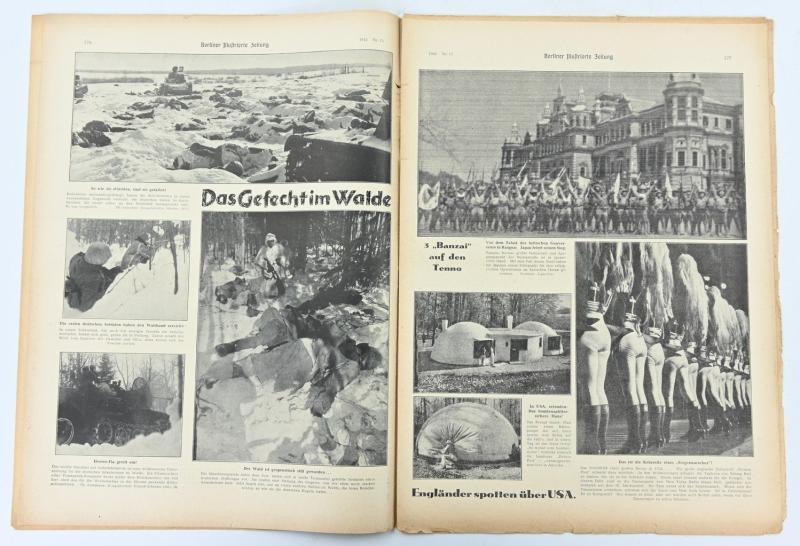 German Berliner Illustrierte Zeitung Newspaper 1942
