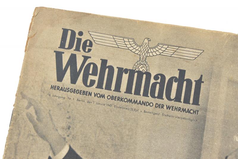 German 'Die Wehrmacht' Magazine 1 Januar 1942