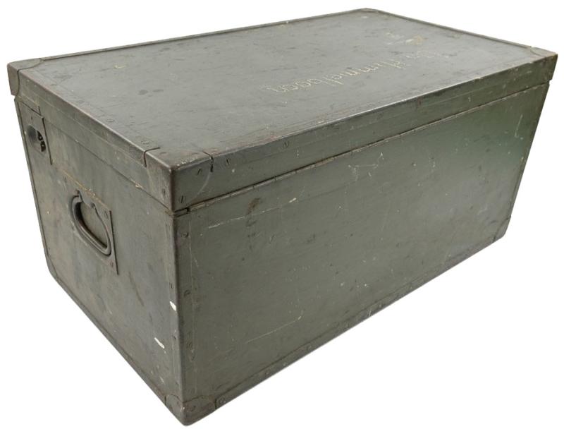 German WH Officer Clothing Case / Re-issued Luftschutz Gasmask Storage Box