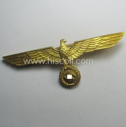 WH (KM) bright-golden-toned, light-weight- (ie. aluminium-) based breast-eagle...