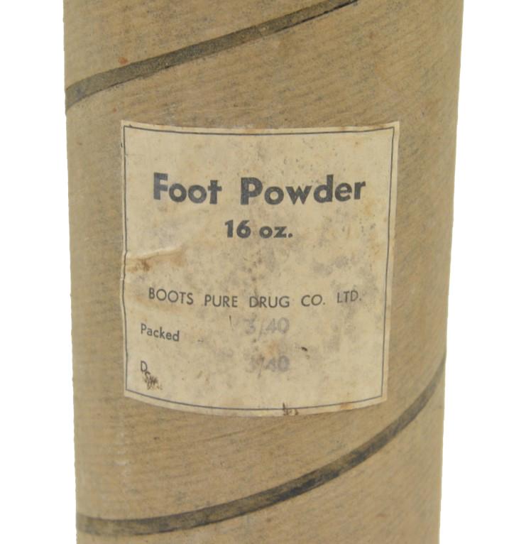 British WW2 Footpowder Container 16 Ozs.