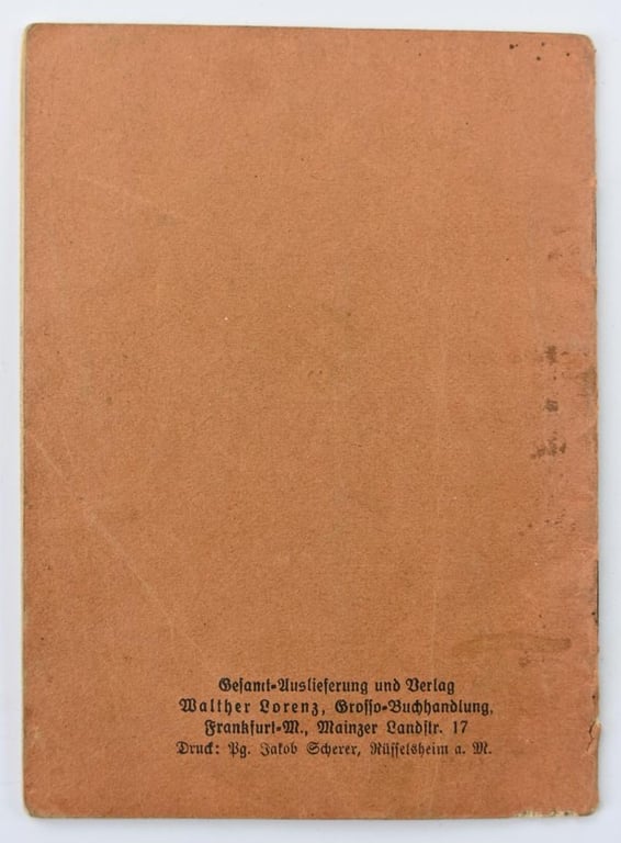 German NSDAP/SA Songbook