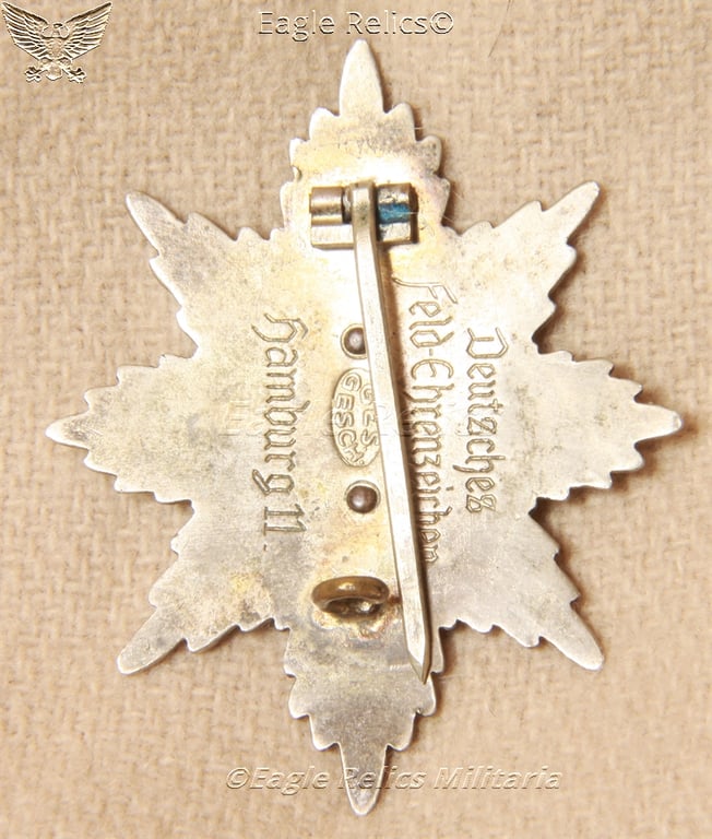 Hamburg Veteran's Honour Cross WW1