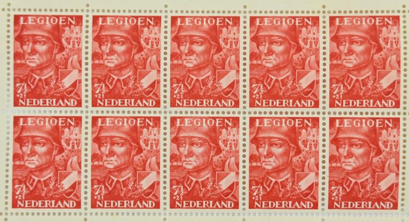 Dutch Waffen-SS Post Stamp Set 'Legioen Nederland'