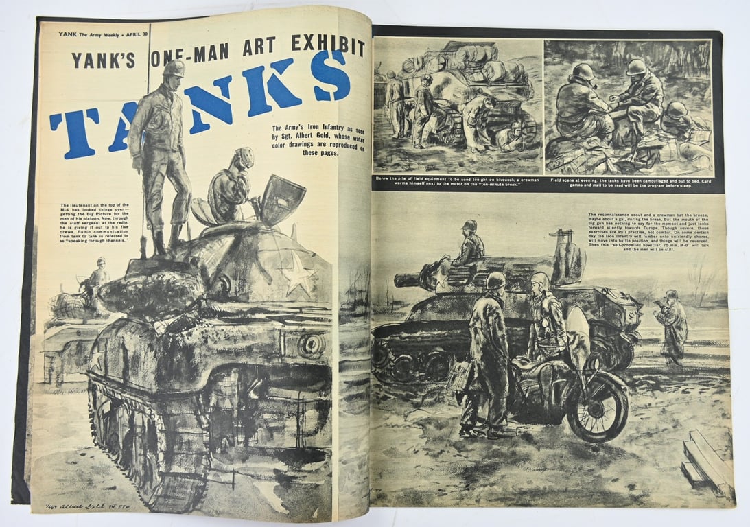 US WW2 Yank Magazine April 30th, 1944
