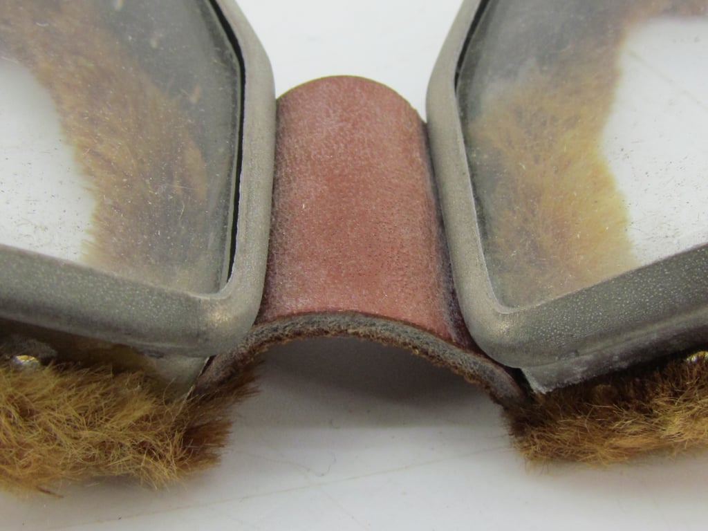 WWI Aviator Goggles in original cardboard box