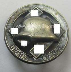 Membership lapel-pin: 'Nat. Soc. Deutscher Frontkämpferbund Stahlhelm' (or:...