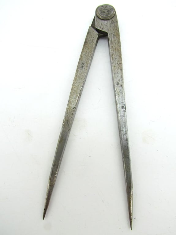 German WWII Era Map Case Compass Tool