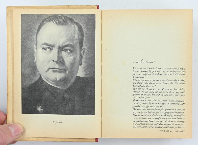Dutch NSB Party Book 'Voor Volk en Vaderland'