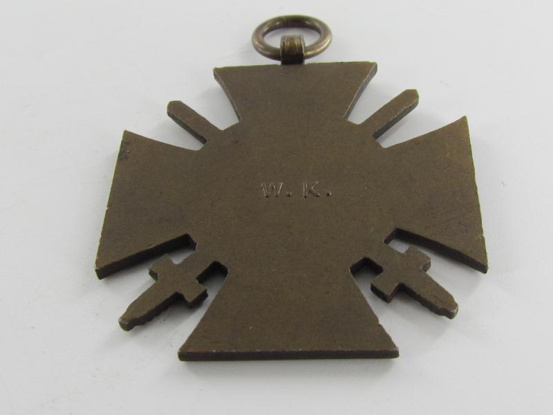 Ehrenkreuz für Frontkämpfer 1914-1918  ( Marked W.K. )