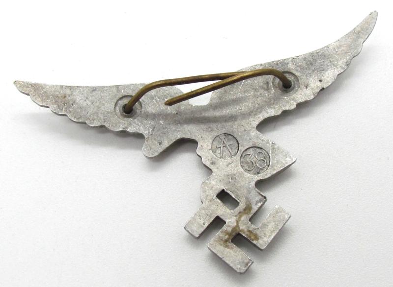 Luftwaffe 1st pattern Cap Eagle – Assmann 1938