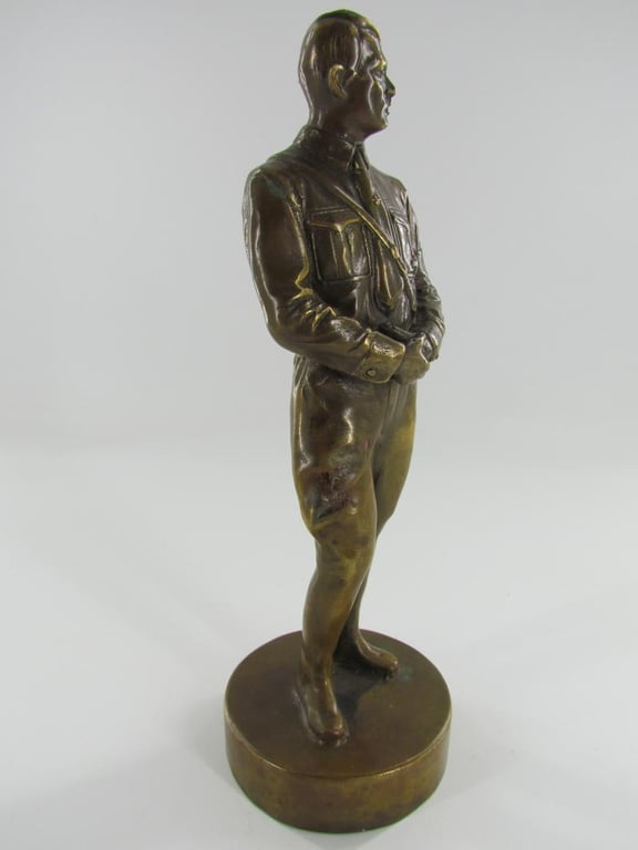 Brass material Statue of Adolf Hitler