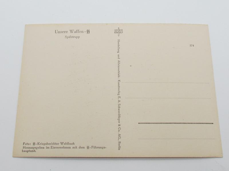 Postcard : Unsere Waffen-SS