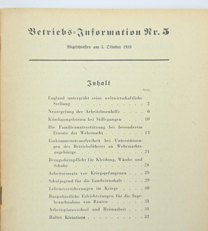 German DAF Organisation booklet Set