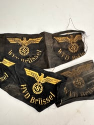 'Deutsche Reichsbahn' BeVo-gewoven 'WVD Brüssel' and 'HVD Brüssel'...