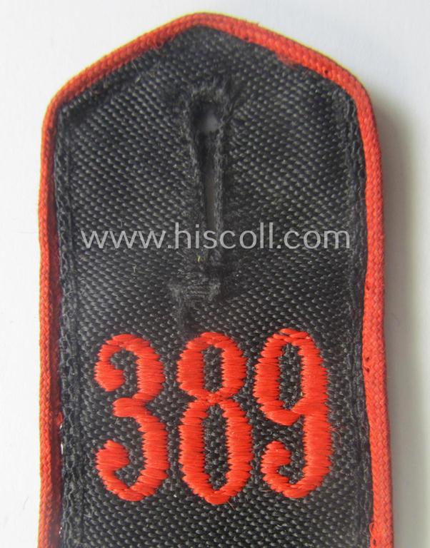 Single, 'Allgemeine-HJ'-shoulderstrap: 'HJ-Junge - Bann 389' (389 = 'Bann Geilenkirchen' situated in the 'Gebiet West Mittelrhein' ie. Köln-Aachen)