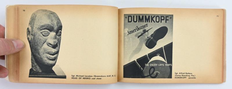 US WW2 Soldier Art Booklet