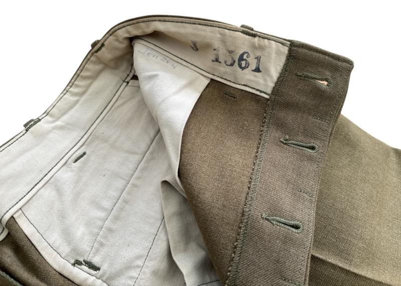 US WWII Wool Serge Trousers