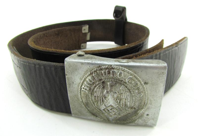 Hitler Youth Belt with Buckle RZM M4-39 ( “Crank Catch”)