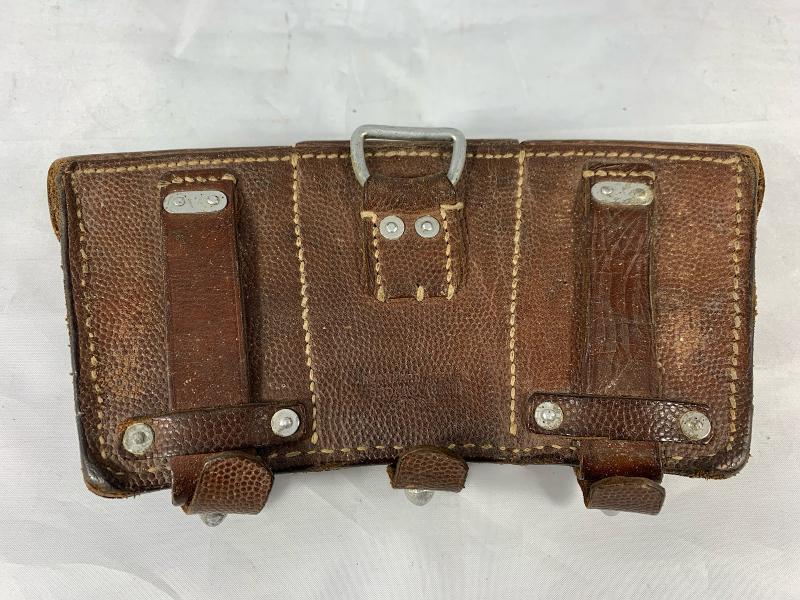 K98 Chocolate Brown Leather Ammo Pouch -1939-