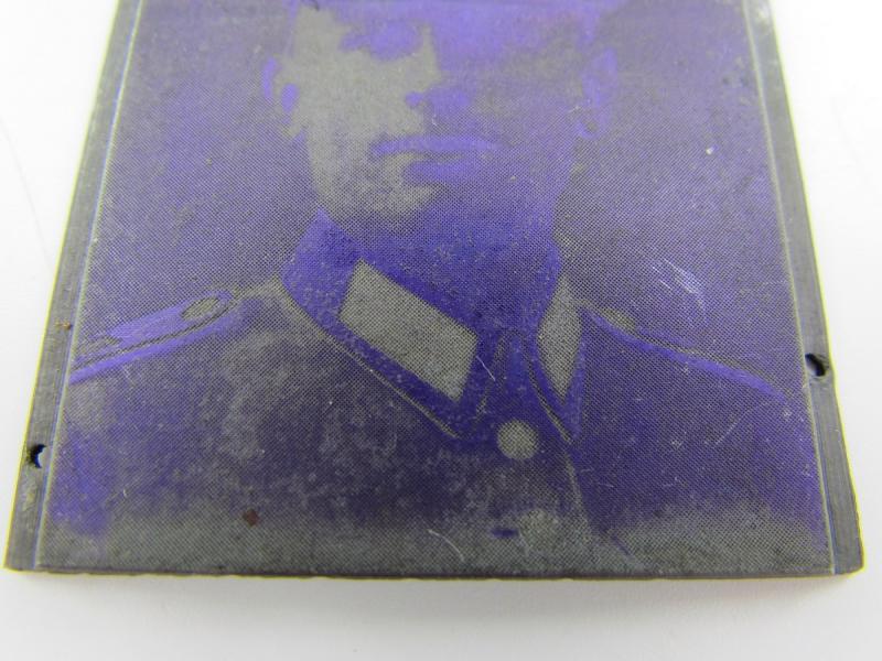 Original German Newspaper Photo “Druckplatte” (printing plate)