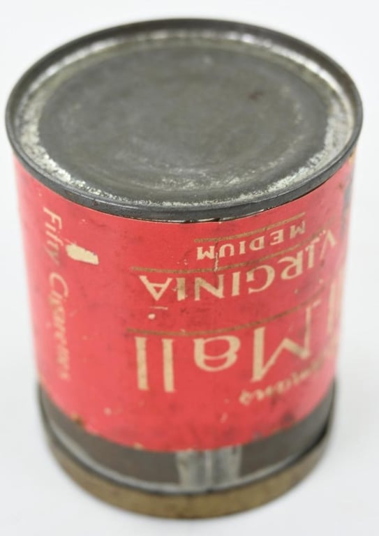 British WW2 Pall Mall Tin Can of Cigarets