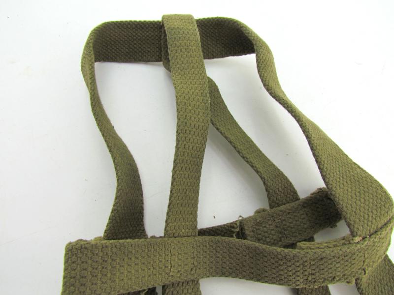 British WWII P37 Web Skeleton Water Bottle Canteen Carrier