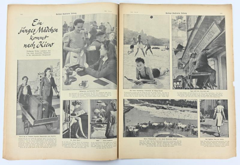 German Berliner Illustrierte Zeitung Newspaper 1942
