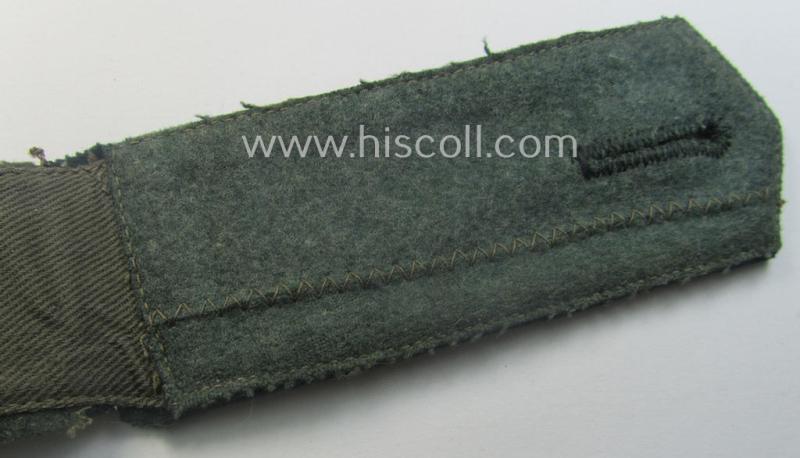 Single, early- (ie. pre-war-) period, WH (Heeres) 'cyphered' (pointed-styled-), EM-type (ie. 'M36'-pattern-) shoulderstrap: 'Soldat des Wehr-Ersatzdienstelle im Wehrkreises VI'