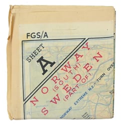 USAAF WW2 Pilot Escape Map FGS A&B Sheet...