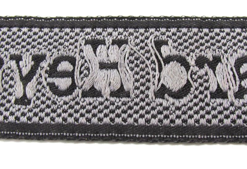 Waffen-SS Gebirgs-Jäger-Regiment 11 ‘Reinhard Heydrich’ BeVo Cufftitle
