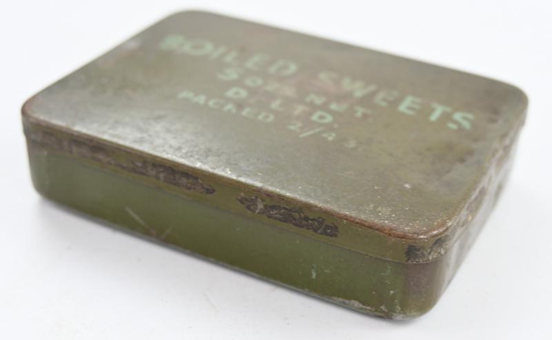British WW2 Boiled Sweets Tin Can