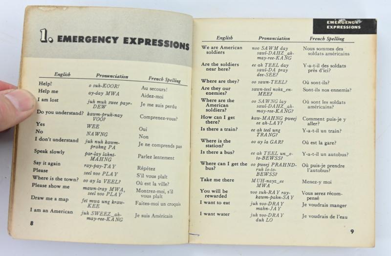 US WW2 French Phase Book 1943