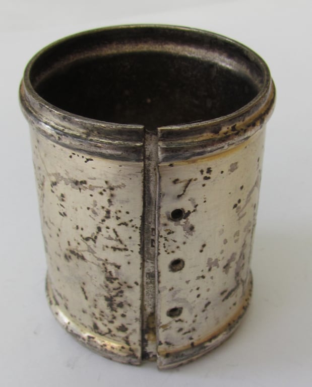 Wehrmacht Truppenfahne Fahnenstockring – Beobachtungs-Abteilung 7