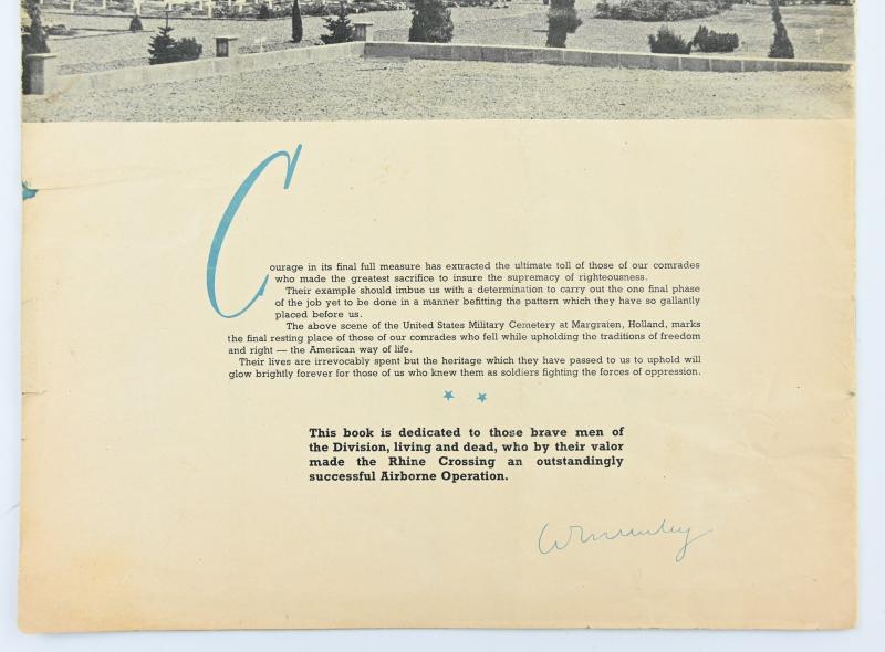 US WW2 17th Airborne Division Booklet