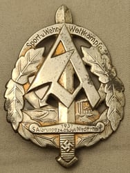 SA Gruppe Niederrhein 1937 Tinnie