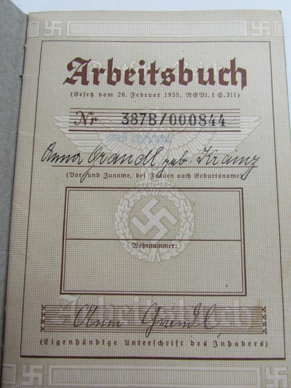 German Arbeidsbuch 2nd pattern