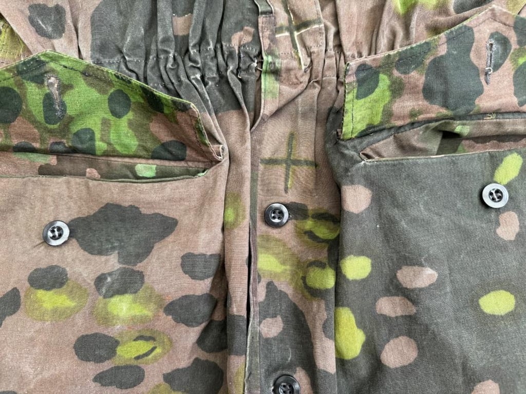 Waffen SS M42 Planetree 1/2 smock, field modified!