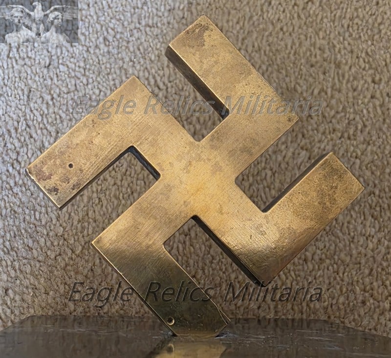 Early Brass Pole top or HJ manufactured patriotic piece