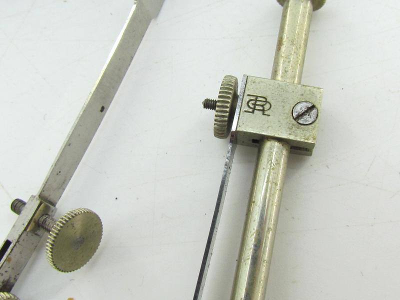 German WWII Era Map Cased Compass Set