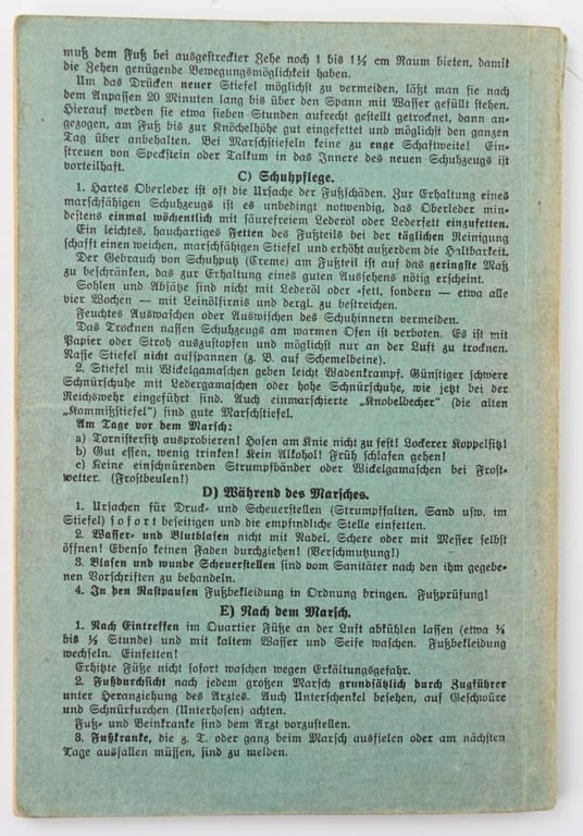 German WH Soldiers Manual 'Soldatenfibel'